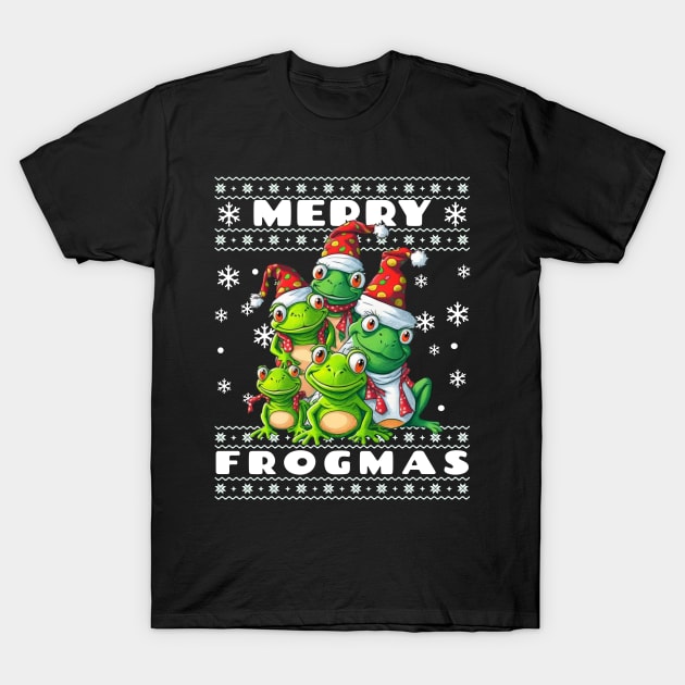 Merry Frogmas T-Shirt by Norse Magic